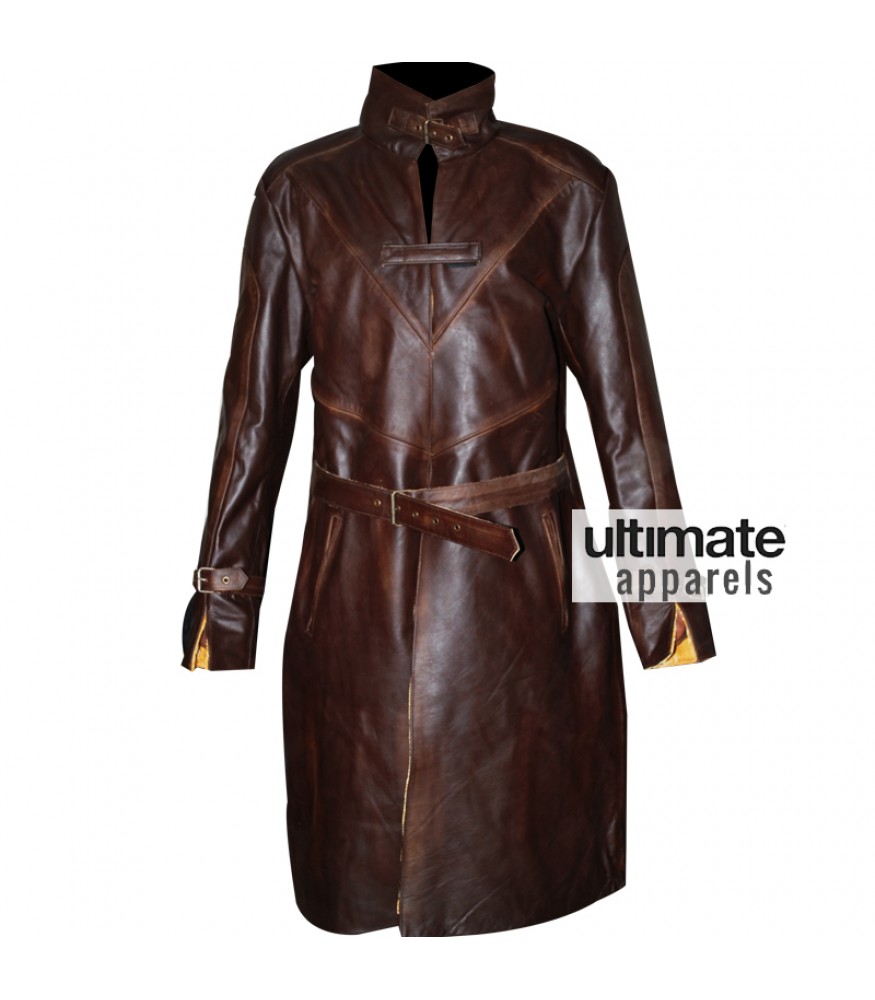 Watch Dogs Aiden Pearce Distressed Trench Costume Jacket