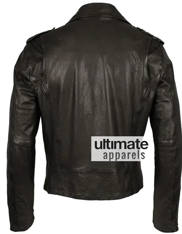 Alexander Mcqueen Mcq Black Biker Leather Jacket Alexander Mcqueen Mcq Black Biker Leather Jacket