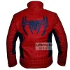 The Amazing Spiderman Red & Blue Leather Jacket Costume The Amazing Spiderman Red & Blue Leather Jacket Costume