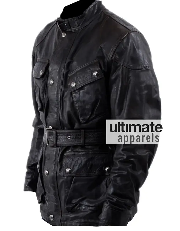 Ultimate Panther Men's Brown Motorcycle Jacket
