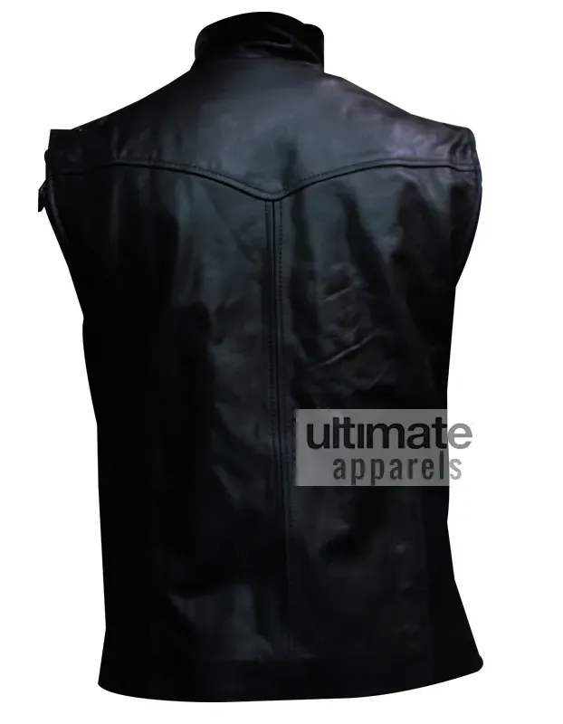 Winter Soldier Bucky (Sebastian Stan) Black Leather Jacket