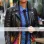 American Model Amber Rose Black Biker Jacket 