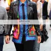 American Model Amber Rose Black Biker Jacket American Model Amber Rose Black Biker Jacket