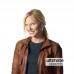 Chase Kelli Giddish (Annie Frost) Brown Bomber Jacket