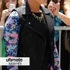 Demi Lovato Black Leather Vest at X-Factor Demi Lovato Black Leather Vest at X-Factor