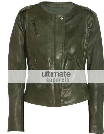 Muubaa Ultimate Women Olive Green Designers Jacket
