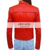 Once Upon A Time Emma Swan Red Leather Jacket