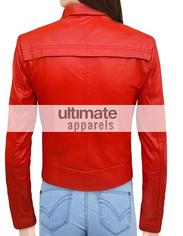 Once Upon A Time Emma Swan Red Leather Jacket