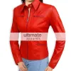 Once Upon A Time Emma Swan Red Leather Jacket