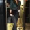 Victoria Beckham Marc-Jacob Women Green Leather Jacket