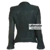 Victoria Beckham Marc-Jacob Women Green Leather Jacket
