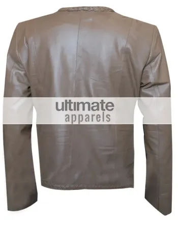 Women Slim-Fit Stylish Biker Grey Leather Jacket Women Slim-Fit Stylish Biker Grey Leather Jacket