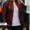 Chicago PD Sophia Bush (Erin Lindsay) Maroon Jacket
