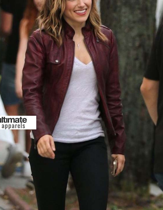Chicago PD Sophia Bush (Erin Lindsay) Maroon Jacket