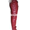 Kylie Jenner Burgundy Maroon Women Leather Pants Kylie Jenner Burgundy Maroon Women Leather Pants