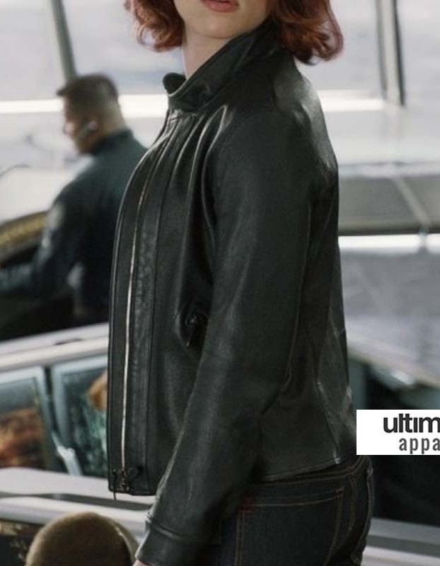Avengers Scarlett Johansson Natasha (Black Widow) Jacket Avengers Scarlett Johansson Natasha (Black Widow) Jacket