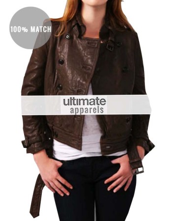 Scarlett Johansson Brown Jacket In Captain America Winter Soldier 
