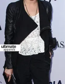 Emily Osment Paranoia Premier Designer Jacket Outfit