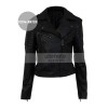 Fast And Furious Gal Gadot Black Designers Biker Jacket