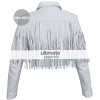 Ferris Bueller's Day Off Sloane Peterson White Fringe Jacket Ferris Bueller's Day Off Sloane Peterson White Fringe Jacket
