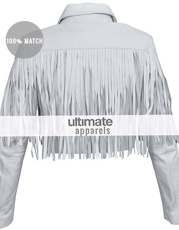 Ferris Bueller's Day Off Sloane Peterson White Fringe Jacket Ferris Bueller's Day Off Sloane Peterson White Fringe Jacket