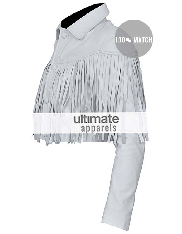 Ferris Bueller's Day Off Sloane Peterson White Fringe Jacket Ferris Bueller's Day Off Sloane Peterson White Fringe Jacket