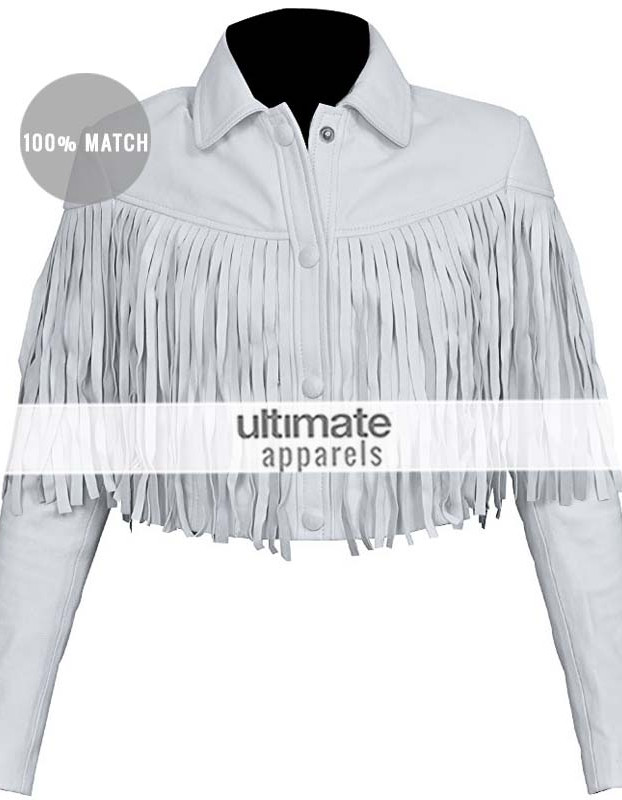 Ferris Bueller's Day Off Sloane Peterson White Fringe Jacket Ferris Bueller's Day Off Sloane Peterson White Fringe Jacket