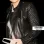 Kate Hudson Black Quilted Biker Leather Jacket