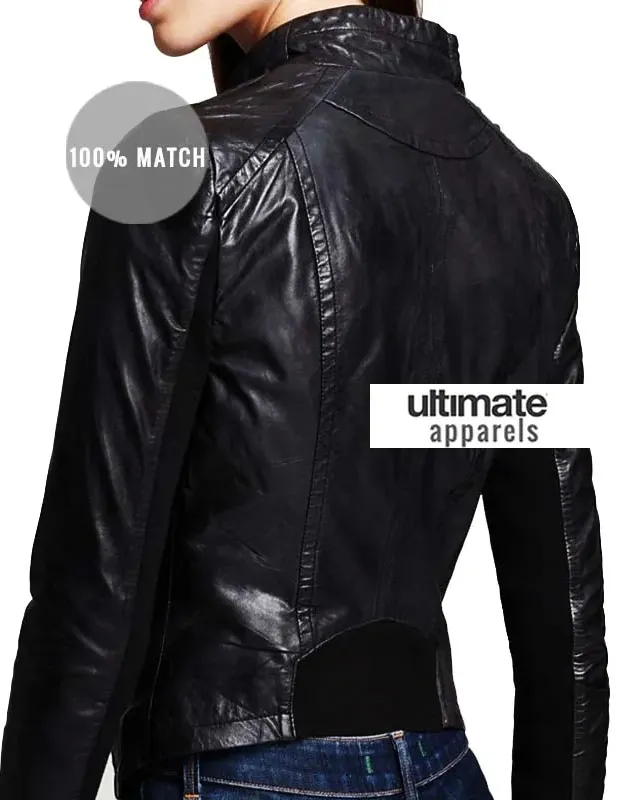 Mackage Women's Black Moto Leather Jacket