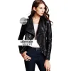 Mackage Women's Black Moto Leather Jacket