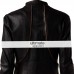 Versace Women Black Zip Trim Biker Slim Fit Jacket
