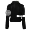 WWE Paige NXT Black Studded Black Biker Ladies Jacket WWE Paige NXT Black Studded Black Biker Ladies Jacket