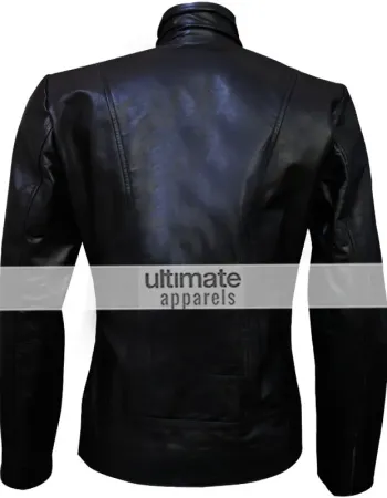 Brando Women's Black Body Fitted Motorcycle Leather Jacket