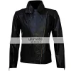 Brando Women's Black Body Fitted Motorcycle Leather Jacket Brando Women's Black Body Fitted Motorcycle Leather Jacket