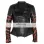 3.1 Phillip Lim Tiger Print Black Leather Biker Jacket